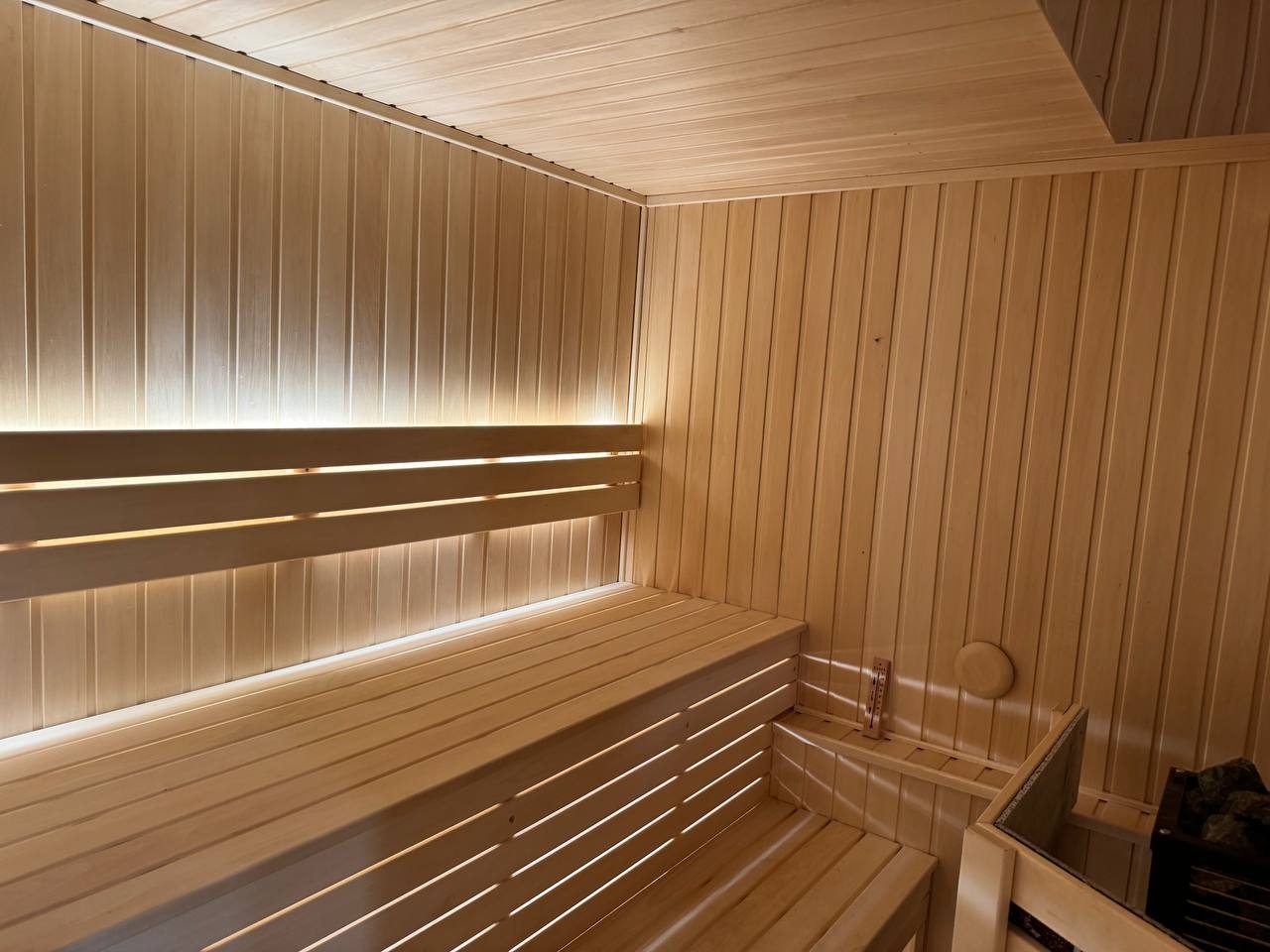 Сауна на территории