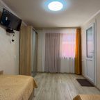 в номере: холодильник, телевизор, кондиционер, душ и туалет