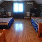 в номере: холодильник, телевизор, кондиционер, душ и туалет