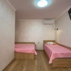 в номере: холодильник, телевизор, кондиционер, душ и туалет