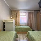 в номере: холодильник, телевизор, кондиционер, душ и туалет