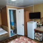 в номере: холодильник, телевизор, кондиционер, душ и туалет