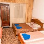 в номере: холодильник, телевизор, кондиционер, душ и туалет