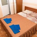 в номере: холодильник, телевизор, кондиционер, душ и туалет