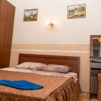 в номере: холодильник, телевизор, кондиционер, душ и туалет