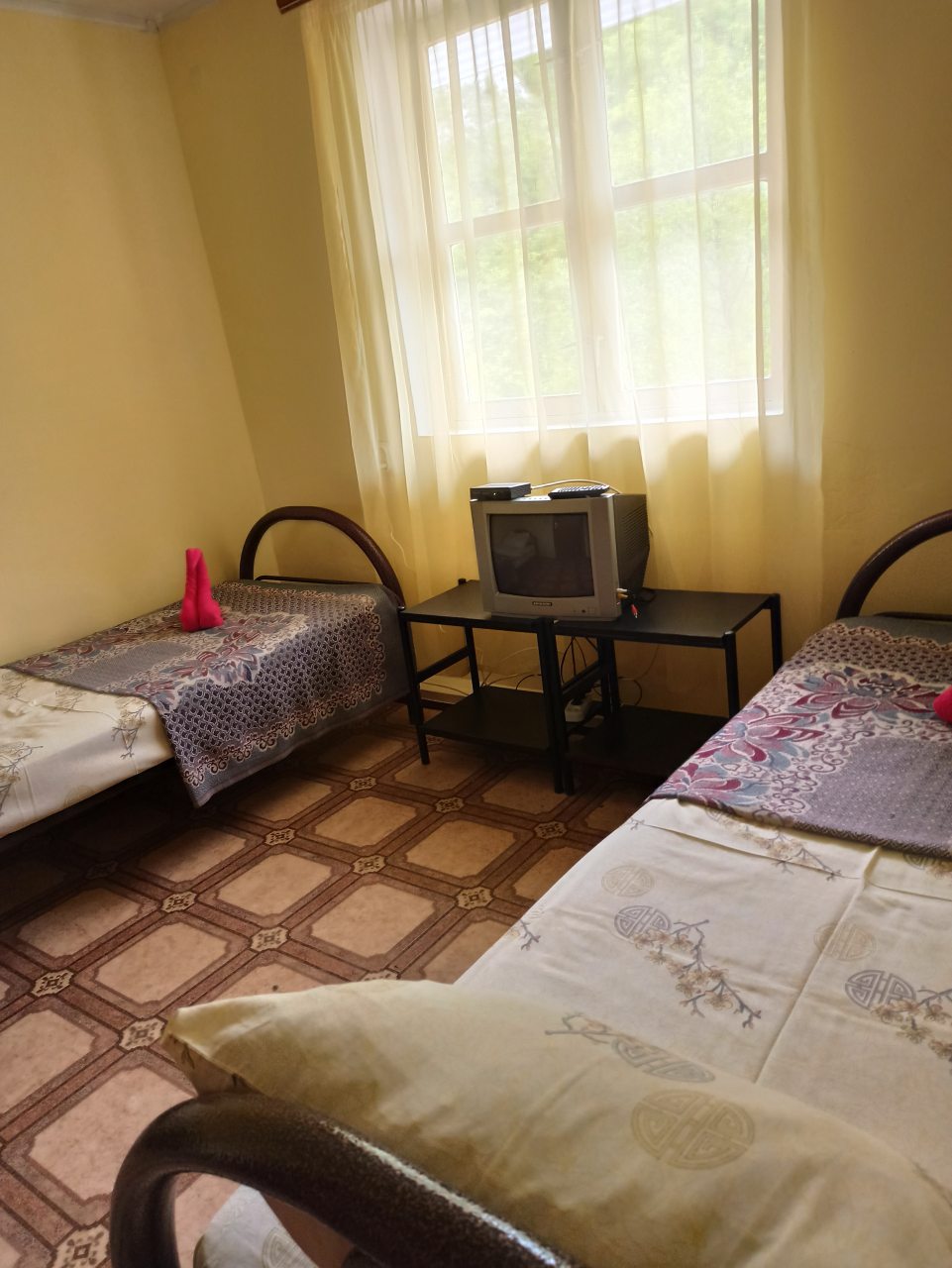 Двухместный (Двухместный номер эконом с 2 отдельными кроватями) гостевого дома Белые Скалы, Лазаревское