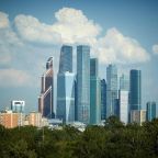 Вид на Москва-Сити, Отель Протон