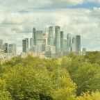 Вид на Москва-Сити, Отель Протон