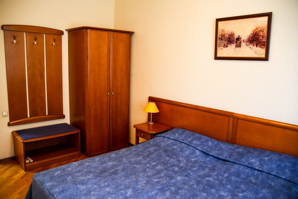 Двухместный (Стандартный двухместный номер с 1 кроватью) гостиницы Озерковская, Москва