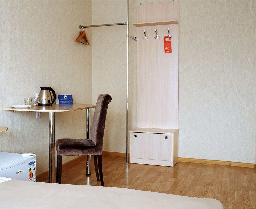 Одноместный (Бюджет, С двуспальной кроватью, В блоке) гостиницы Валс, Москва