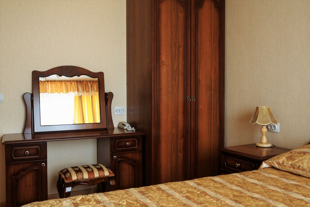 Одноместный (Стандарт, С одной двуспальной кроватью) гостиницы Валс, Москва
