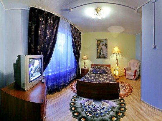 Одноместный (Комфорт, 1,5-спальная кровать) гостиницы Шахтер, Москва