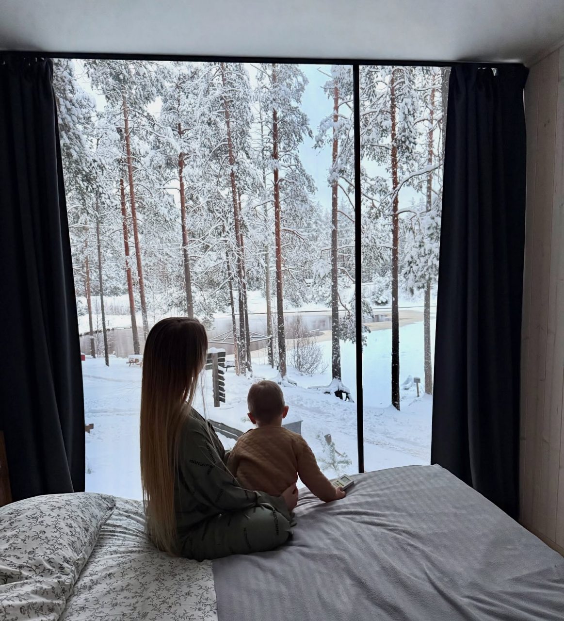 Дом (Эко-Дом на берегу озера с панорамным окном, эко-камином, крытой террасой и мангалом), База отдыха GREENVALD Парк Скандинавия