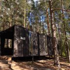 Дом (Эко-Дом на берегу озера с панорамным окном, эко-камином, крытой террасой и мангалом), База отдыха GREENVALD Парк Скандинавия