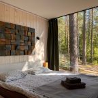 Дом (Эко-Дом на берегу озера с панорамным окном, эко-камином, крытой террасой и мангалом), База отдыха GREENVALD Парк Скандинавия