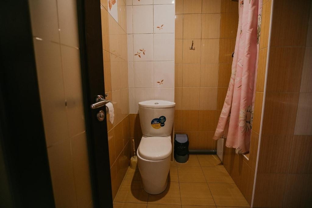 Ванная комната в гостинице Ирень, Кунгур. Гостиница Ирень