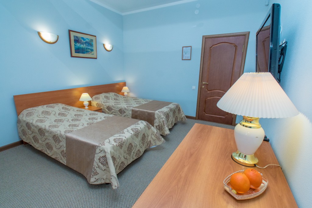 Двухместный (Стандарт с 2 односпальными кроватями) отеля VinoGrad, Балаково