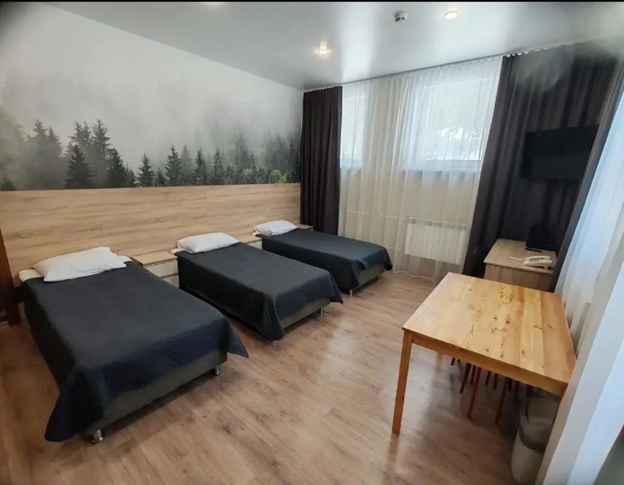Трехместный (В пятиместном блоке 2+3 с общим санузлом), Отель Политех