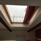 Окно мансардное со шторой