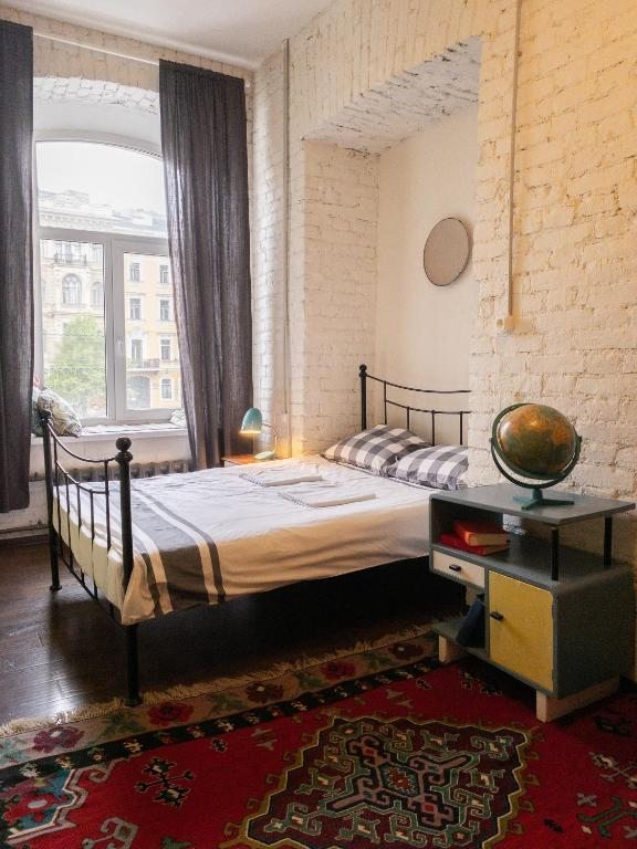 Двухместный (Двухместный номер с 1 кроватью и общей ванной комнатой) гостевого дома Soul Kitchen, Санкт-Петербург