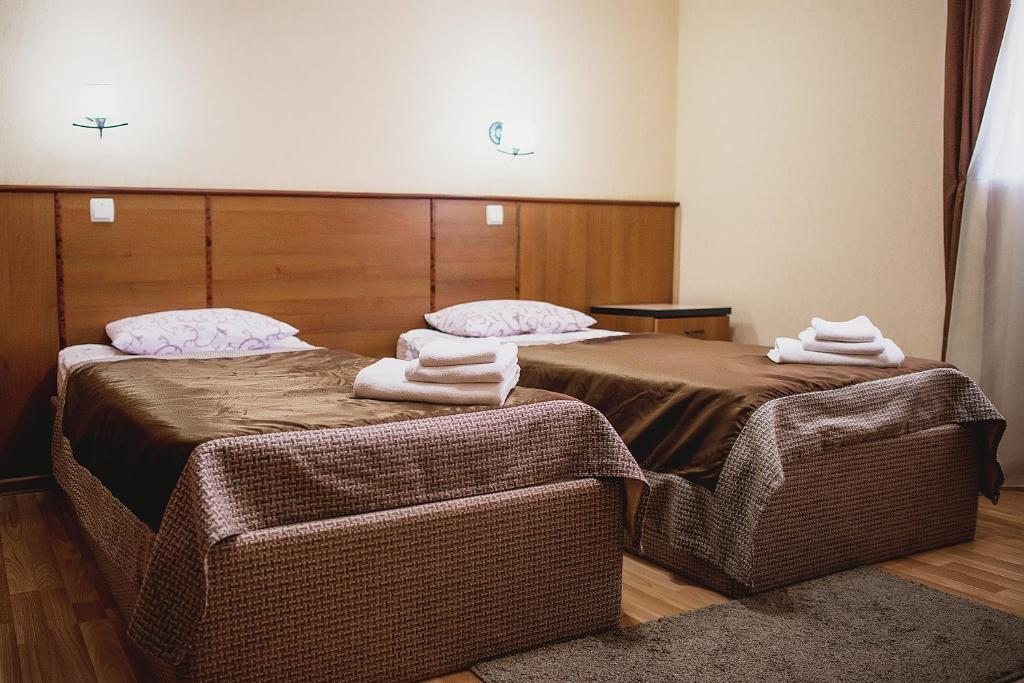Двухместный (Бюджетный двухместный номер с 2 отдельными кроватями) гостиницы Семь Огней, Каменск-Шахтинский