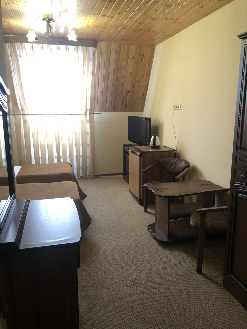 Двухместный (Стандартный двухместный номер с 1 кроватью или 2 отдельными кроватями), Гостиница Жемчужина