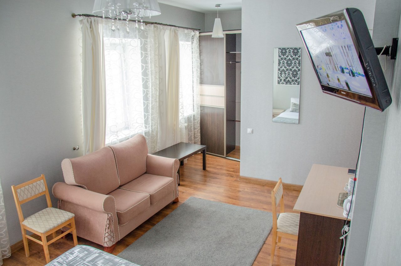 Двухместный (Стандарт двухместный с двуспальной кроватью), Апартаменты Джаз