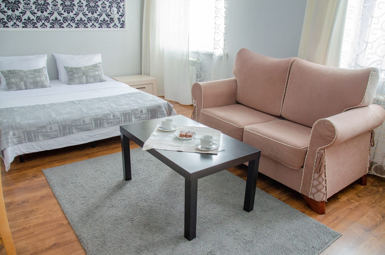 Двухместный (Стандарт двухместный с двуспальной кроватью), Апартаменты Джаз