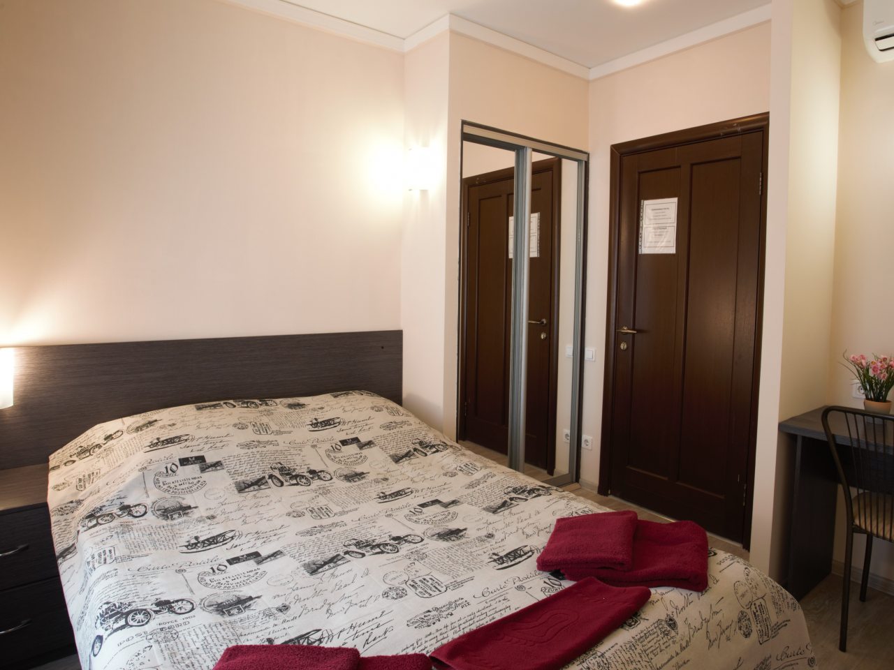 Одноместный (Номер с 2-х спальной кроватью), Гостиница Baker-Street