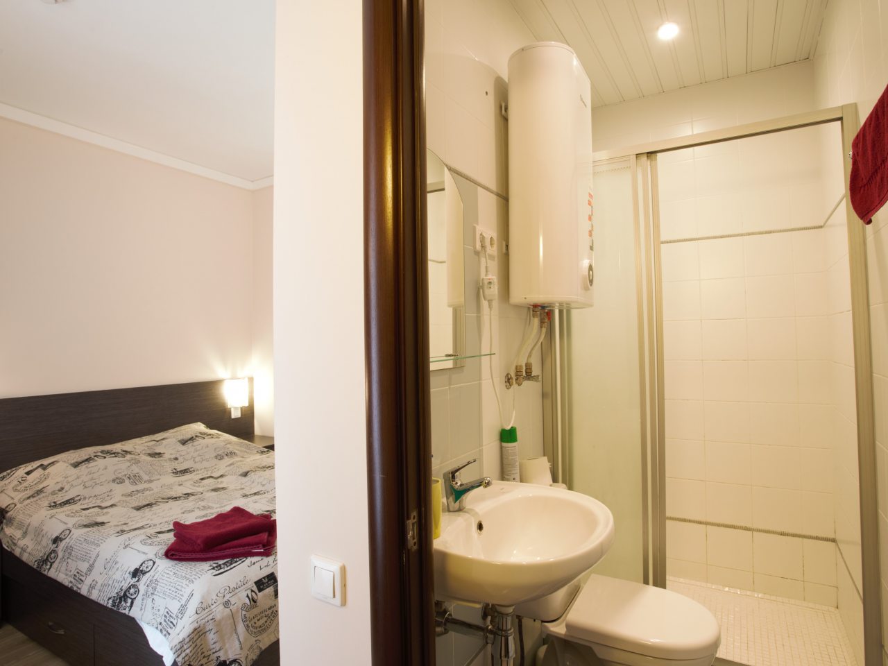 Одноместный (Номер с 2-х спальной кроватью), Гостиница Baker-Street