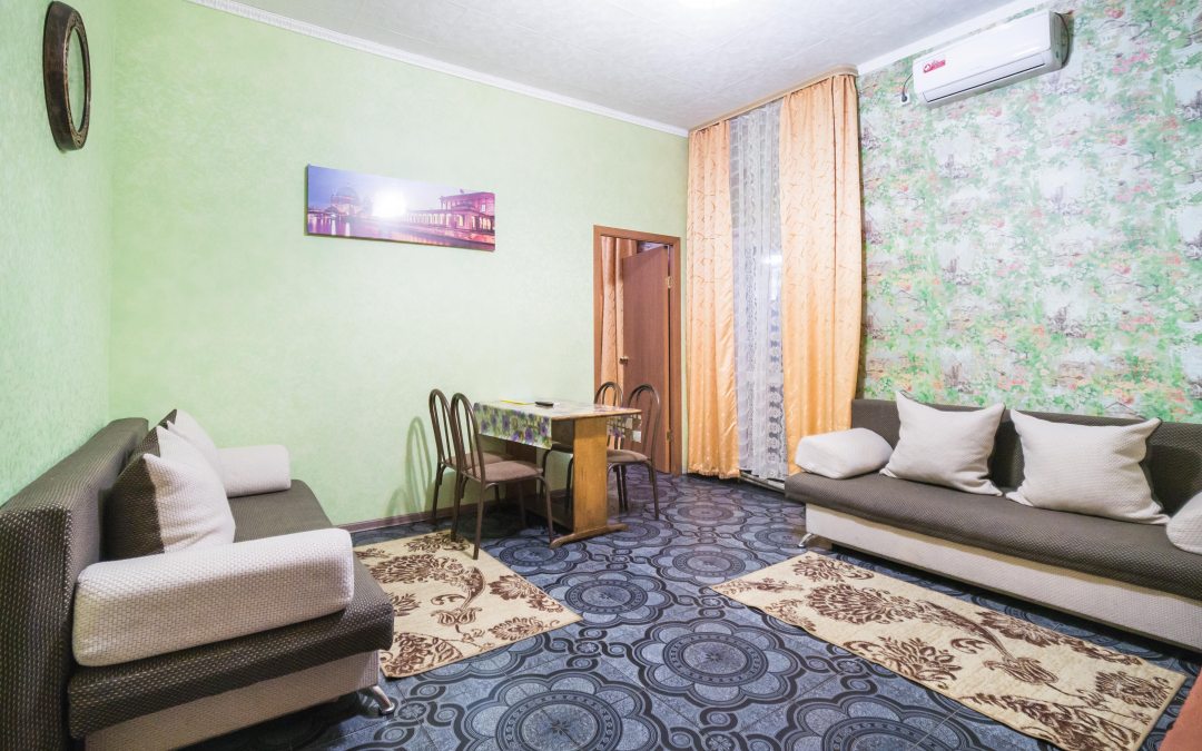 Апартаменты (Двух  комнатная квартира с кухней) гостиницы Одиссей, Архипо-Осиповка