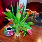 Действующий камин в главном холле