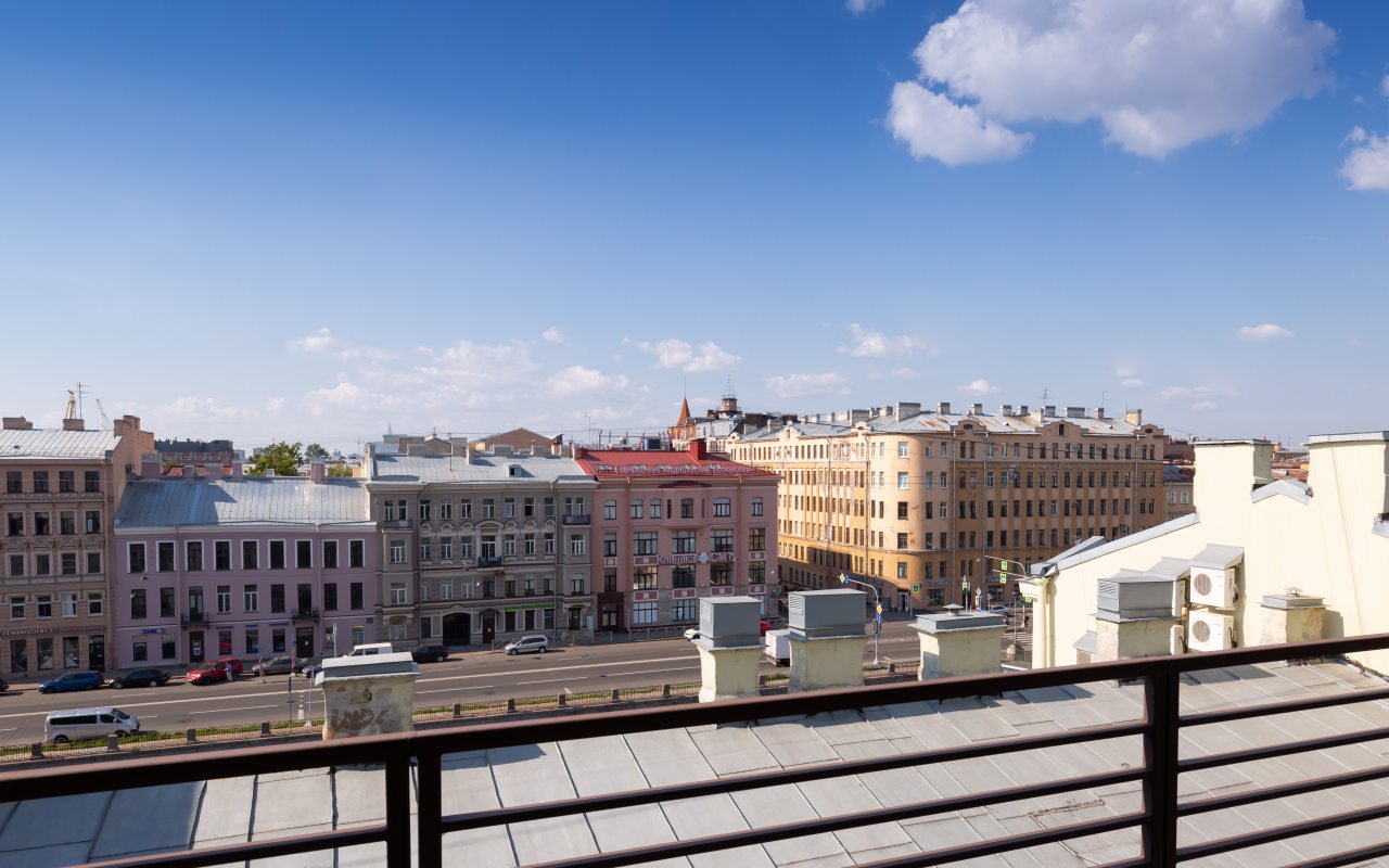 Сьюит (Люкс двухкомнатный с видом на город), CORT INN St.-Petersburg Hotel & Conference Center