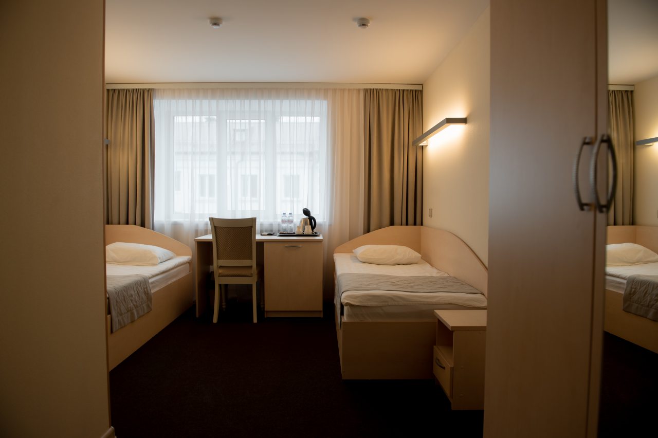 Двухместный (Двухместный номер бизнес-класса с 2 отдельными кроватями) гостиницы Уют, Клинцы