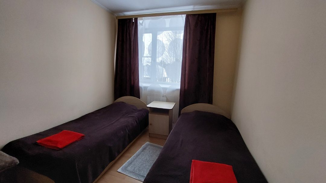 Двухместный (Стандартный двухместный номер с 2 отдельными кроватями) гостиницы Тихий уголок, Шарья