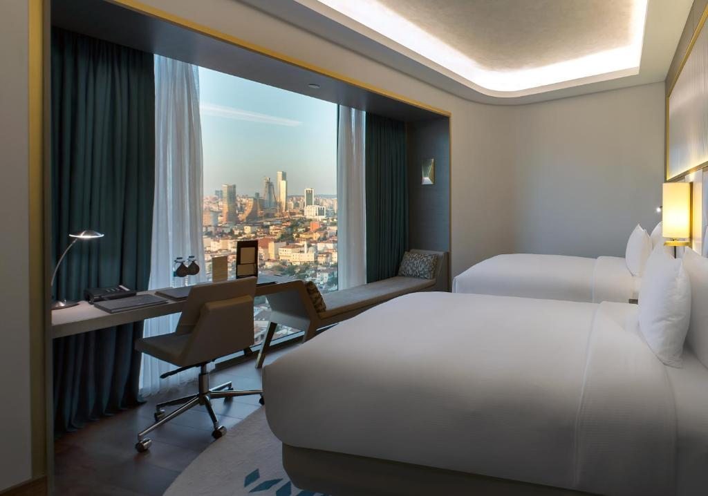 Двухместный (Номер Делюкс с 2 отдельными кроватями) отеля Hilton Istanbul Kozyatagi, Стамбул