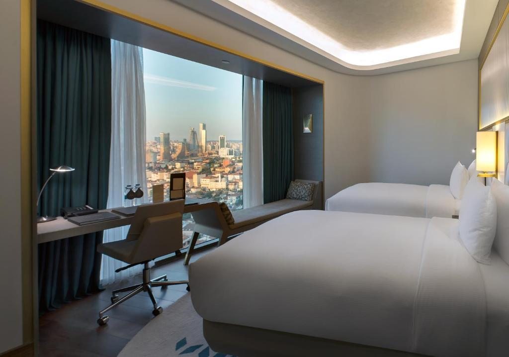 Двухместный (Представительский двухместный номер с 2 отдельными кроватями) отеля Hilton Istanbul Kozyatagi, Стамбул