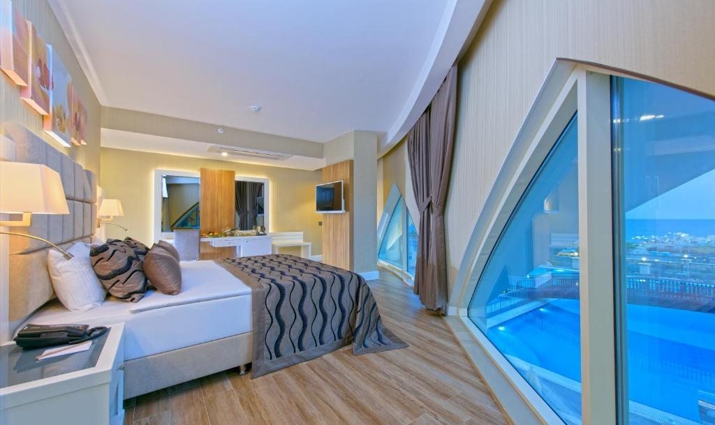 Двухместный (Люкс для новобрачных) отеля Asia Beach Resort & Spa, Алания