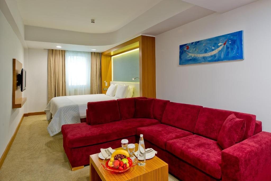Двухместный (Улучшенный номер с кроватью размера «king-size») отеля Divan Istanbul City, Стамбул