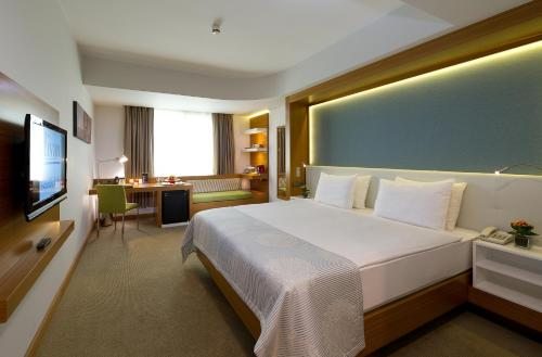 Двухместный (Специальное предложение для группового размещения — 3 стандартных номера с кроватью размера «king-size») отеля Divan Istanbul City, Стамбул