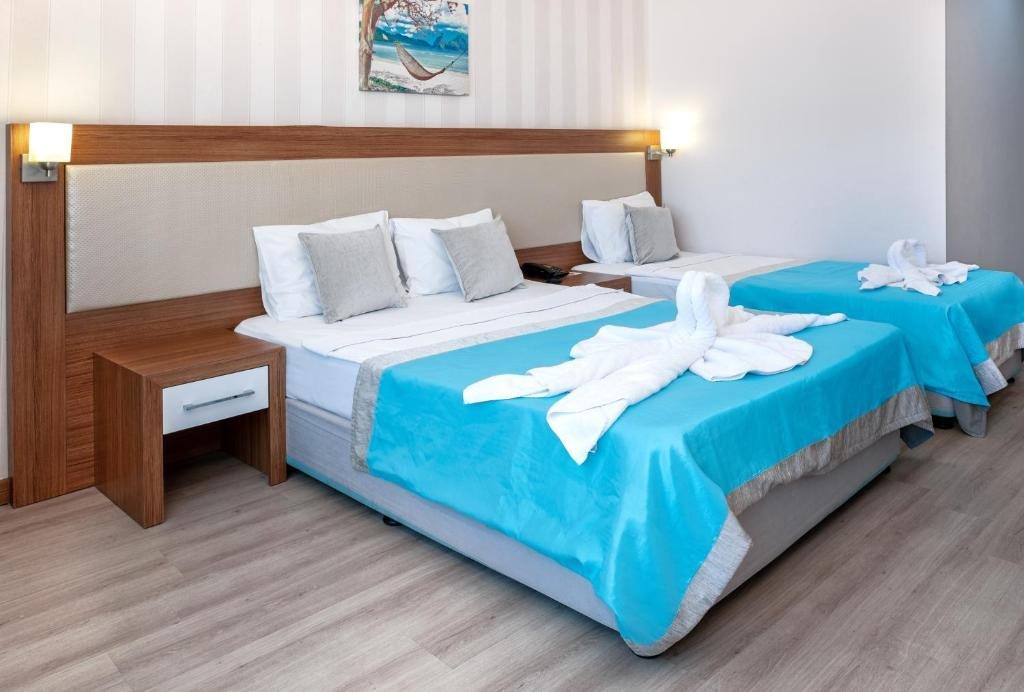 Двухместный (Двухместный номер с 1 кроватью или 2 отдельными кроватями) отеля Mesut Hotel All Inclusive, Алания