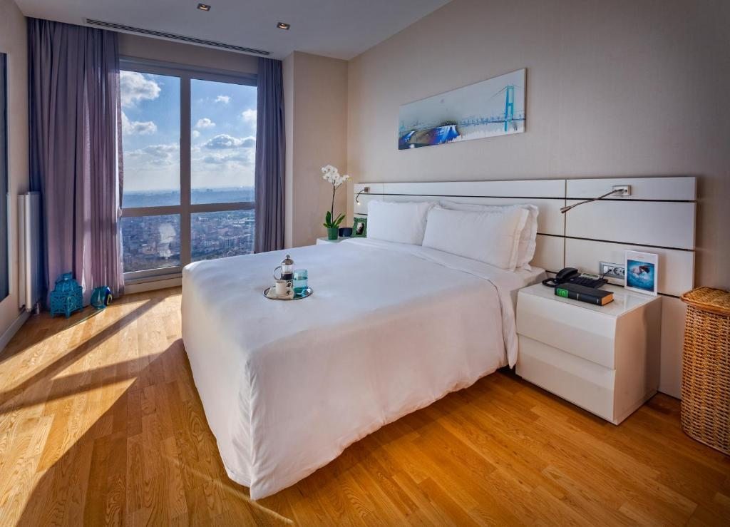 Четырехместный (Апартаменты Делюкс с 2 спальнями, вид на море) апартамента Fraser Place Anthill Istanbul, Стамбул