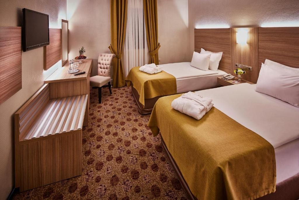 Двухместный (Бюджетный двухместный номер с 1 кроватью) отеля Güneş Hotel Merter, Стамбул