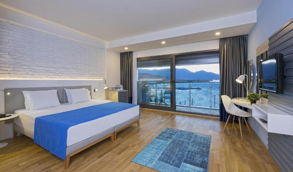 Двухместный (Стандартный двухместный номер с 1 кроватью или 2 отдельными кроватями) курортного отеля Kaptan, Алания