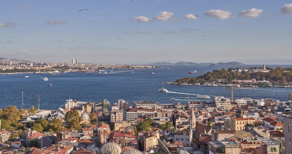 Двухместный (Номер Делюкс с видом на Босфор) отеля Richmond Istanbul, Стамбул