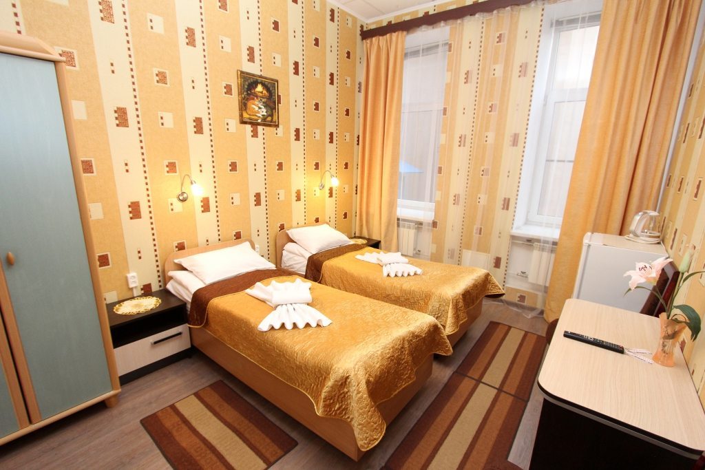Двухместный (Стандарт TWIN с двумя раздельными кроватями) гостевого дома Геральда на Невском, Санкт-Петербург