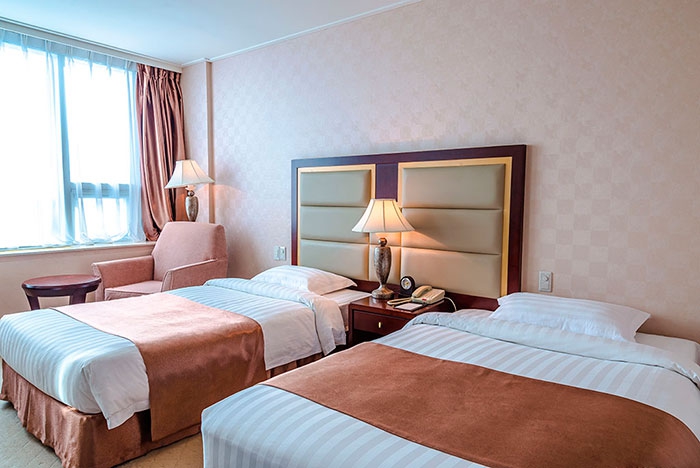 Двухместный (Стандартный двухместный) гостиницы Мега Палас Отель, Южно-Сахалинск