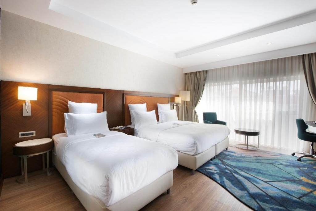 Трехместный (Двухместный номер Делюкс с 1 кроватью, вид на город, предоставляется бесплатный доступ в спа-центр) отеля Blue Regency, Стамбул