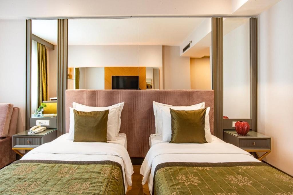 Двухместный (Двухместный номер Делюкс с 1 кроватью или 2 отдельными кроватями) отеля Oran, Стамбул