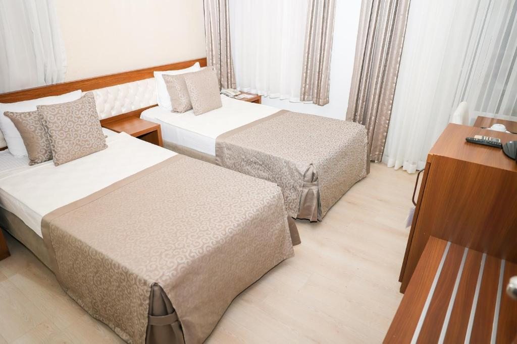 Двухместный (Двухместный номер с 2 отдельными кроватями и видом на город) отеля Corner Park, Анталия
